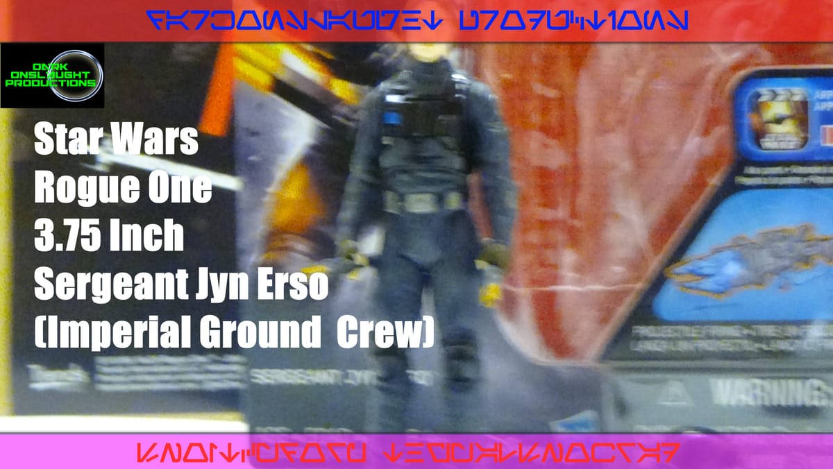 Review: Star Wars Rogue One 3.75 Inch Sergeant Jyn Erso (Imperial Ground Crew Disguise)