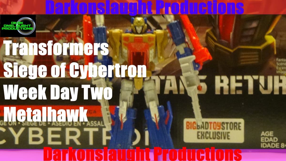 Review: Transformers Siege of Cybertron Week Day 2 Metalhawk
