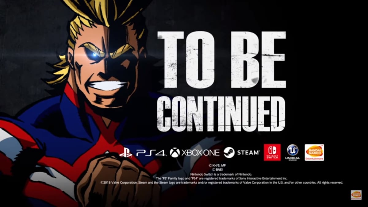 My Hero Academia: One’s Justice Trailer Streamed
