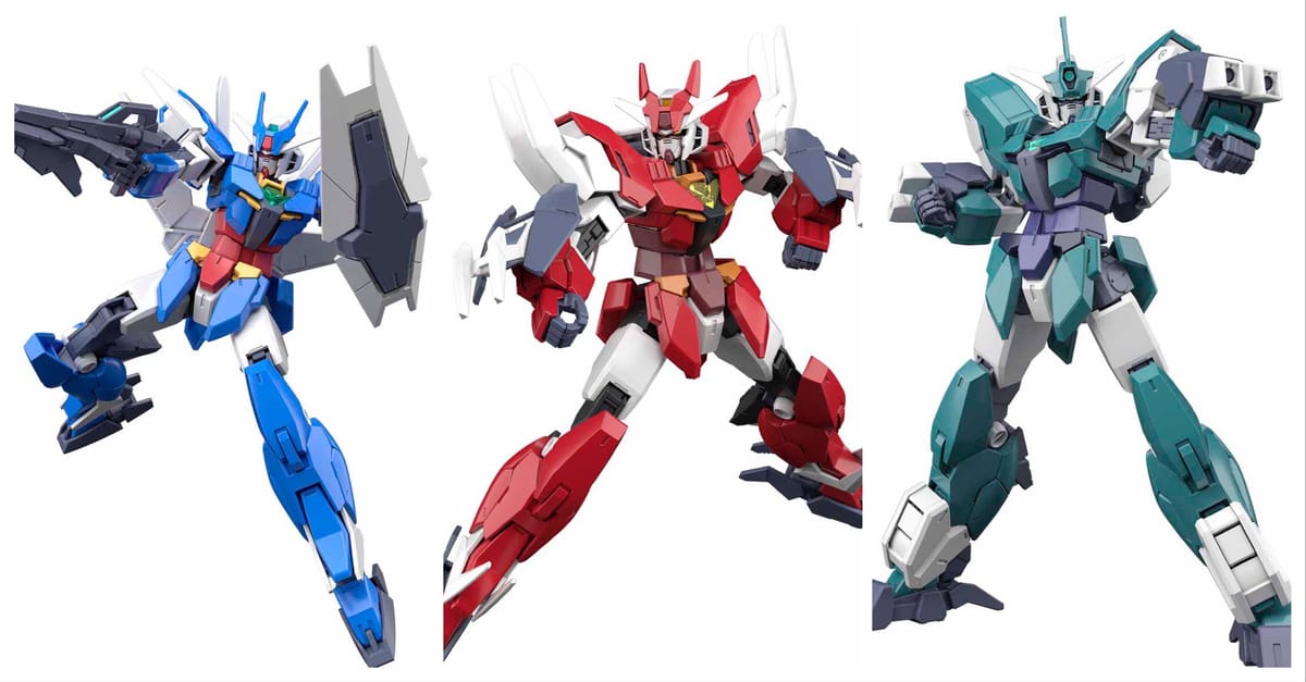 Gundam Build Divers Re:Rise First Wave Gunpla Revealed