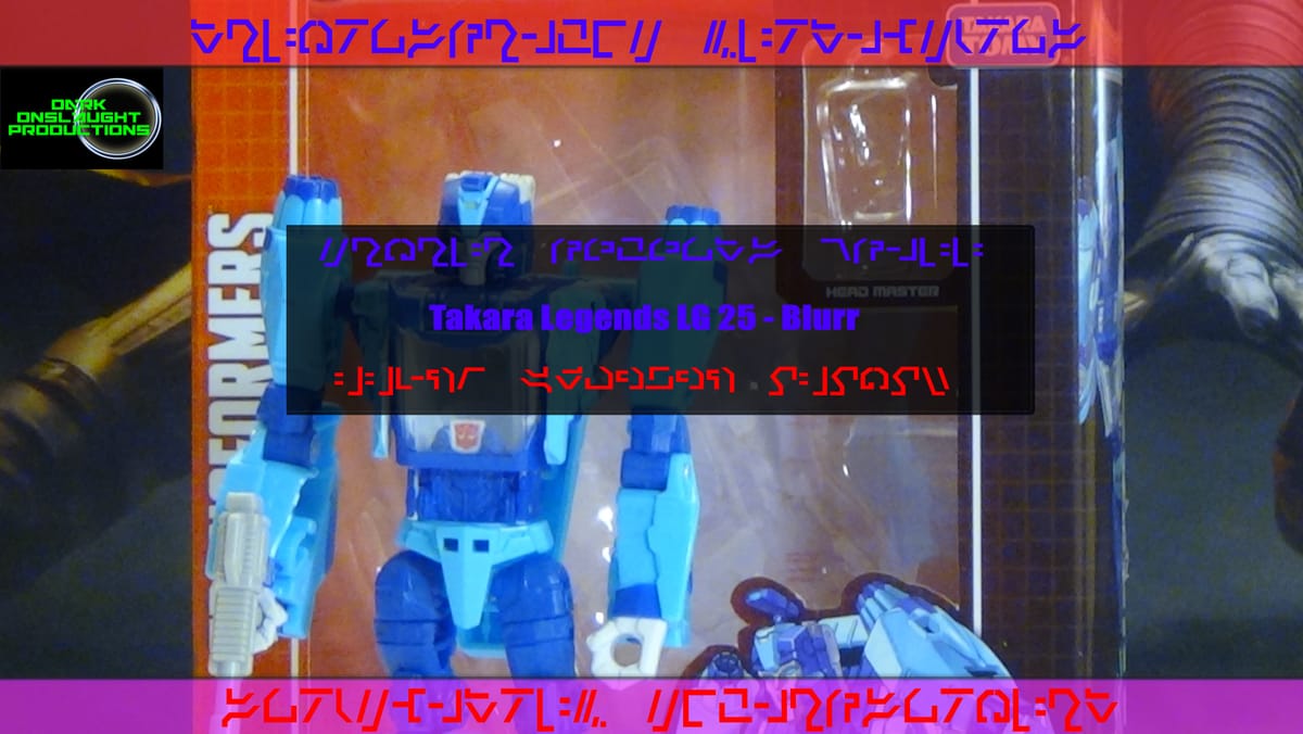 Transformers Takara Legends LG-25 Blurr Review