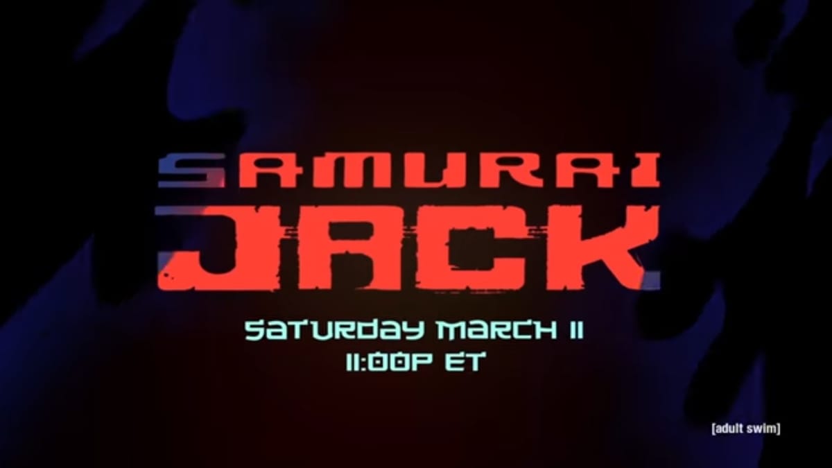 Samurai Jack Season 5 Trailer Streamed