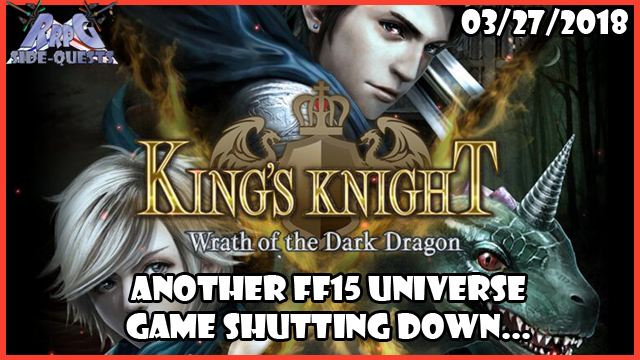 RRPG Side-Quests – Another FF15 Universe Game is Shutting Down