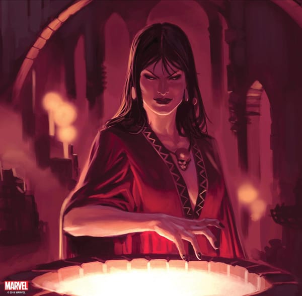 Runaways Cast Elizabeth Hurley as Morgan le Fay