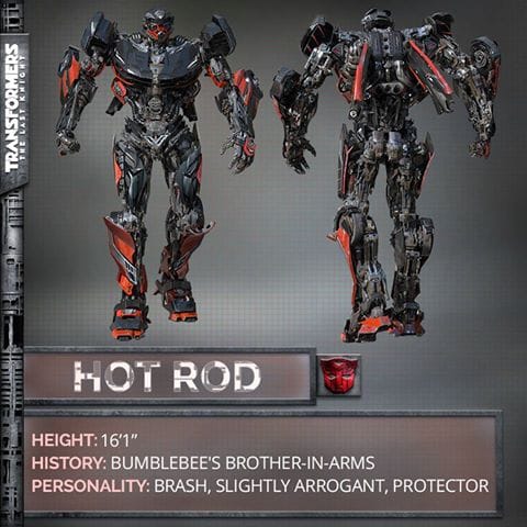 Transformers 5 : The Last Knight – Hot Rod Revealed