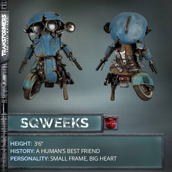Transformers 5 – The Last Knight Sqweeks Profile Image Revealed