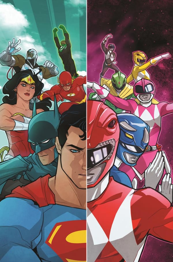 Justice League / Mighty Morphin Power Rangers Crossover Comic Miniseries Announced