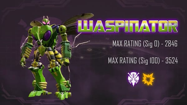 Waspinator Joins Kabam's Transformers Forged to Fight Mobile Game