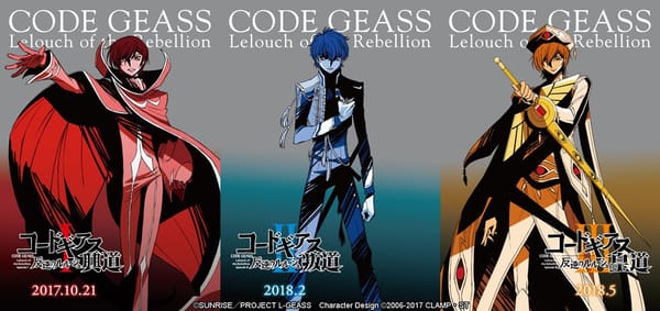 Third Code Geass Compilation Film Visual & Promotional Trailers Revealed